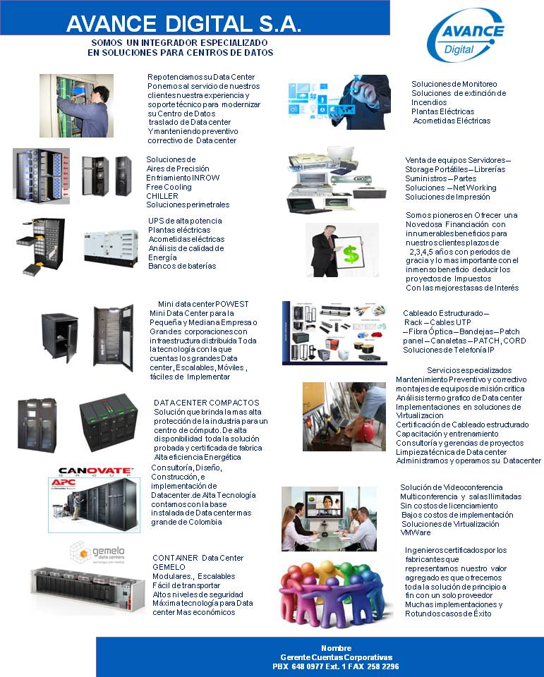 Folleto Avance Digital