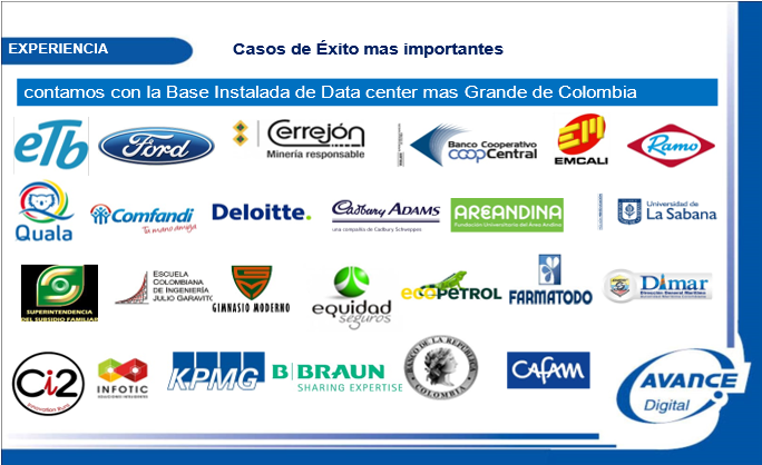 NUESTROS CLIENTES DATA CENTERS
